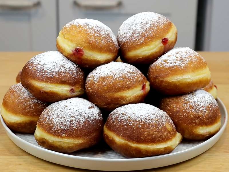 Пончики на дрожжах жаренные на сковороде